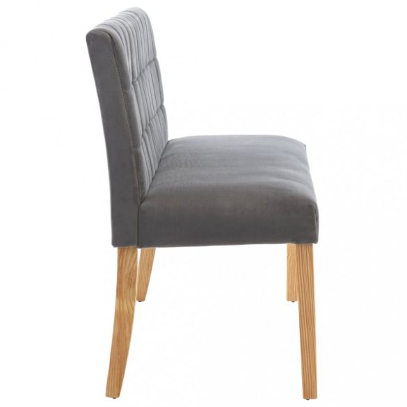 szürke bársony pad 140 cm