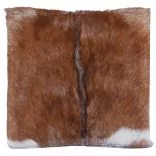 kecskebőr és tömör tíkfa összecsukható szék