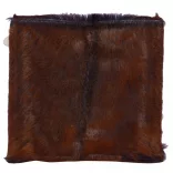 kecskebőr és tömör tíkfa összecsukható szék