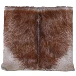 kecskebőr és tömör tíkfa összecsukható szék