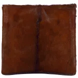 kecskebőr és tömör tíkfa összecsukható szék