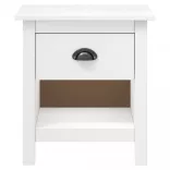 Hill 2 db tömör fenyőfa éjjeliszekrény 46 x 35 x 49,5 cm