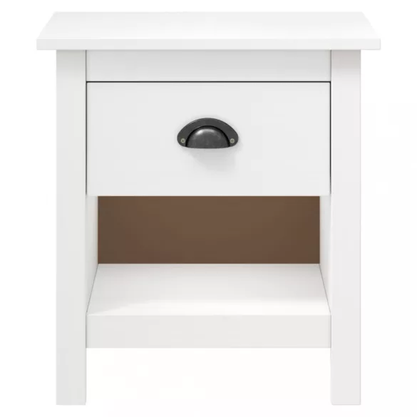 Hill 2 db tömör fenyőfa éjjeliszekrény 46 x 35 x 49,5 cm