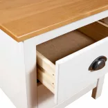 Hill 2 db tömör fenyőfa éjjeliszekrény 46 x 35 x 49,5 cm