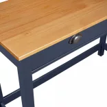 Hill szürke 2 fiókos tömör fenyőfa tálalóasztal 110x45x74 cm
