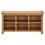 tömör tölgyfa cipőtartó 90 x 37 x 45 cm