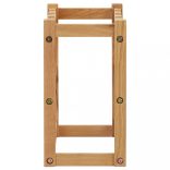 tömör tölgyfa bortartó állvány 12 palackhoz 47 x 21 x 36 cm