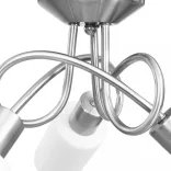 fehér kerámia lámpaernyős mennyezeti lámpa 3 db E14-es izzóhoz