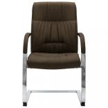 barna konzolos szövet irodaszék