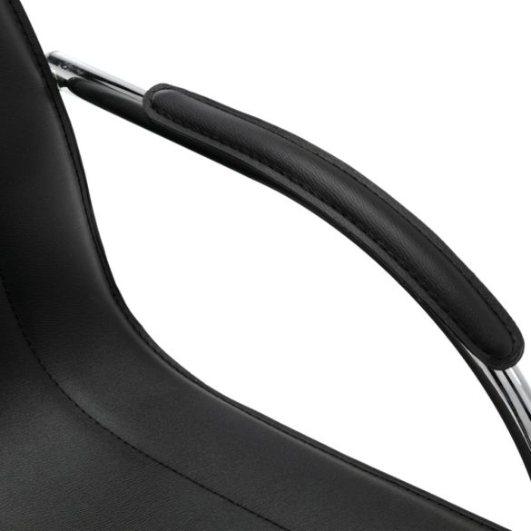 fekete konzolos műbőr irodaszék