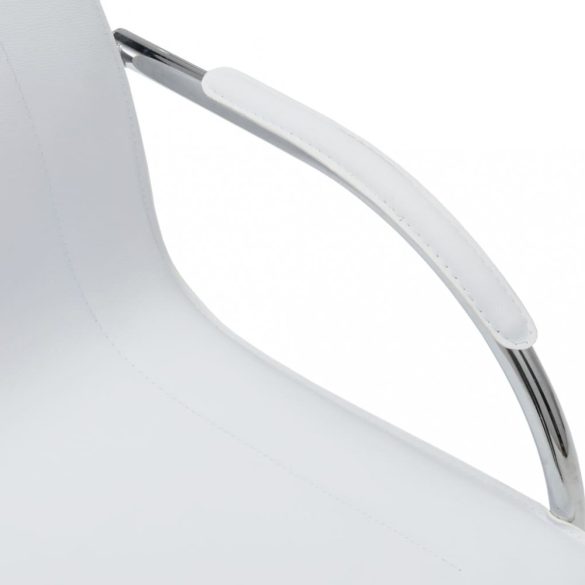 fehér konzolos műbőr irodaszék