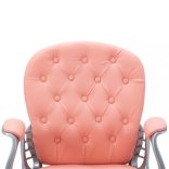 rózsaszín műbőr forgó irodaszék