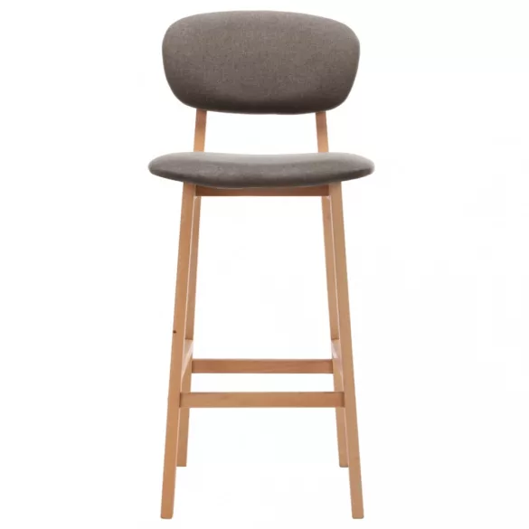 2 db tópszínű szövet bárszék