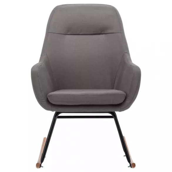 világosszürke szövet hintaszék