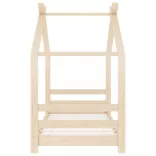 tömör fenyőfa gyerekágy-keret 70 x 140 cm