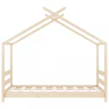 tömör fenyőfa gyerekágy-keret 70 x 140 cm