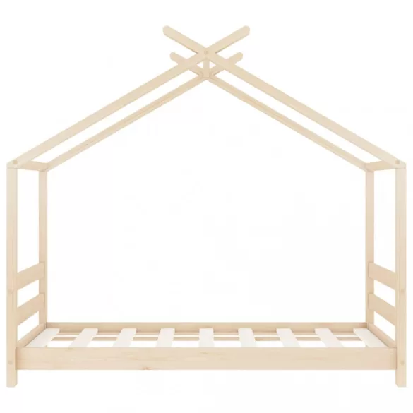 tömör fenyőfa gyerekágy-keret 70 x 140 cm