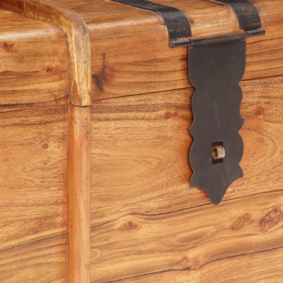 tömör akácfa tárolóláda 90 x 40 x 40 cm