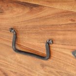 tömör akácfa láda 40 x 40 x 40 cm