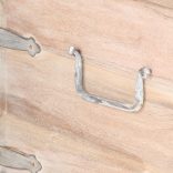 tömör akácfa láda 40 x 40 x 40 cm