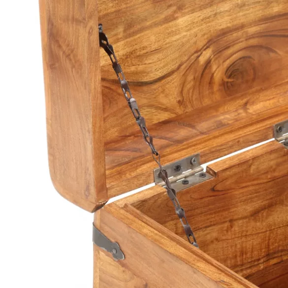 tömör akácfa láda 40 x 40 x 40 cm