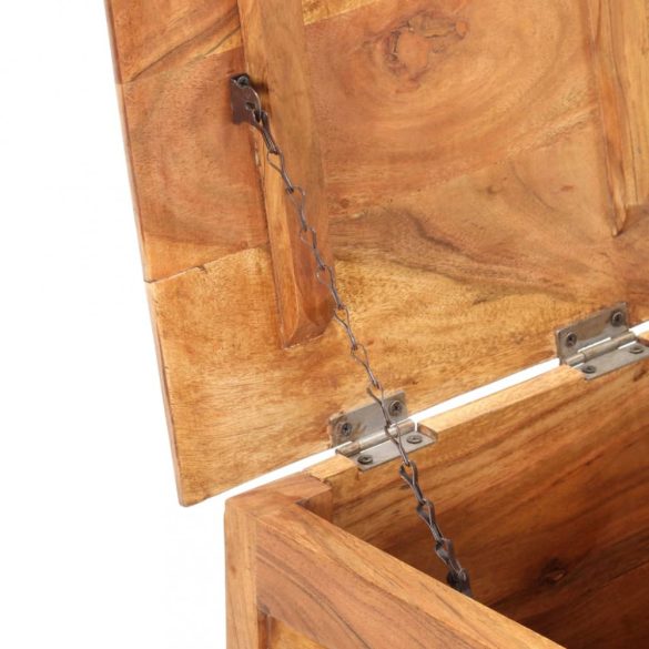 tömör akácfa láda 40 x 40 x 40 cm