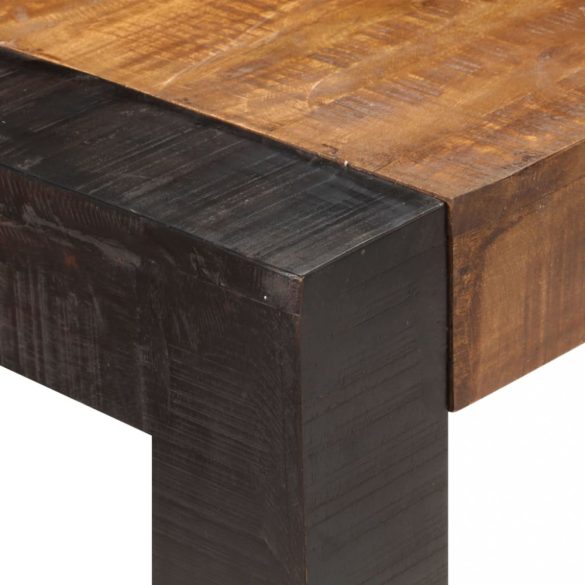 tömör nyers mangófa étkezőasztal 140 x 70 x 76 cm