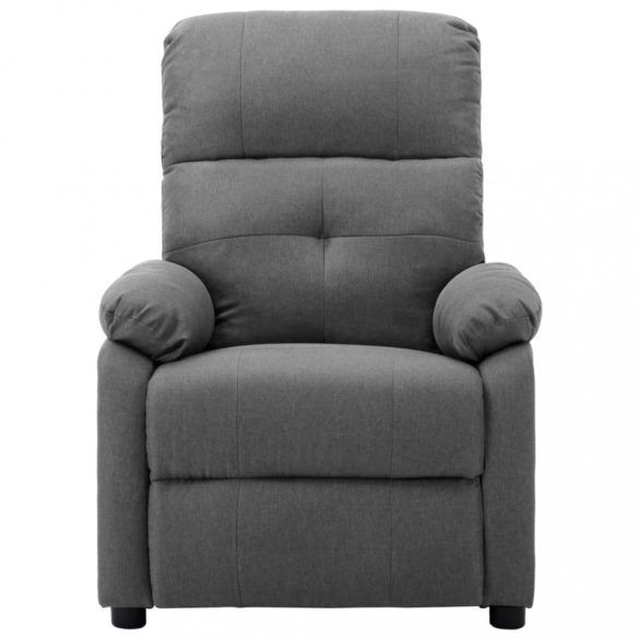 világosszürke szövet masszázsfotel