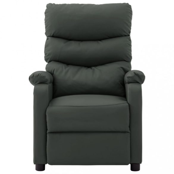 szürke műbőr masszázsfotel