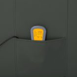 szürke műbőr masszázsfotel