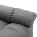 világosszürke szövet dönthető fotel