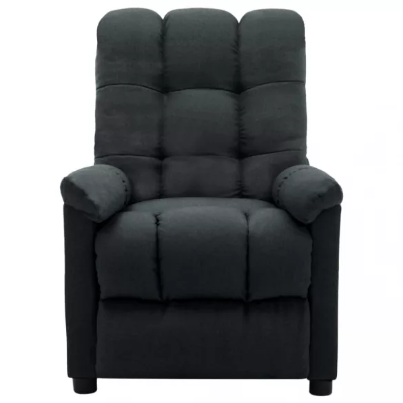 sötétszürke szövet dönthető fotel