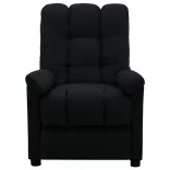 fekete szövet dönthető fotel