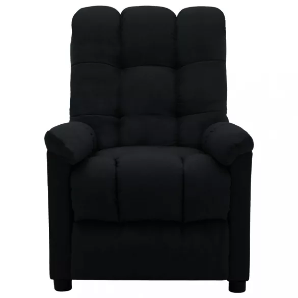 fekete szövet dönthető fotel