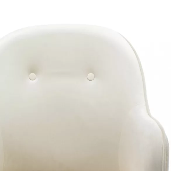 krémfehér bársony hintaszék