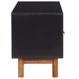 tömör akácfa és MDF TV-szekrény 100 x 35 x 45 cm