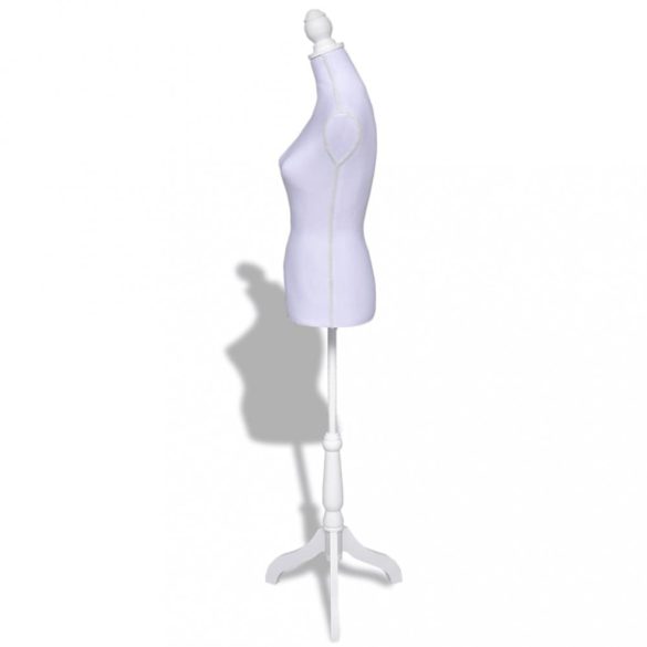 Fehér női próbababa mellszobor