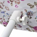 Fehér rózsás mintával ellátott gyapot női próbababa mellszobor