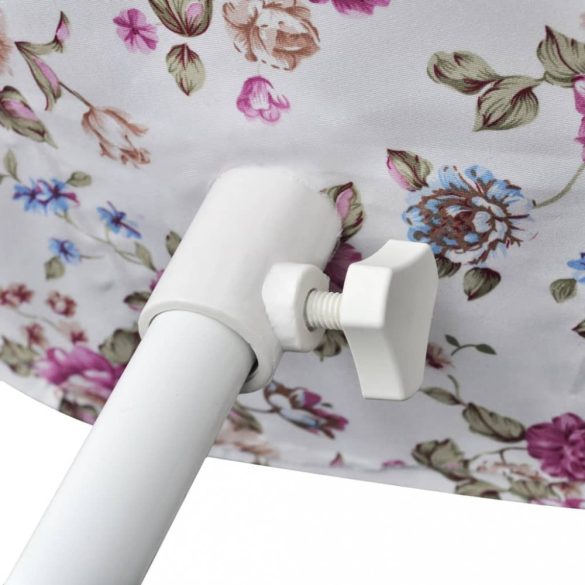 Fehér rózsás mintával ellátott gyapot női próbababa mellszobor