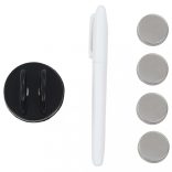 fekete, falra szerelhető mágneses üvegtábla 80 x 60 cm