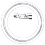 100 készlet akril 58 mm-es kitűző