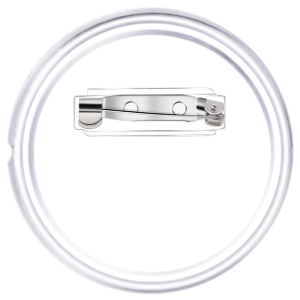 100 készlet akril 44 mm-es kitűző