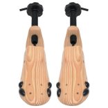 2 db tömör fenyőfa sámfa 41-46-os méret