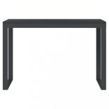 fekete forgácslap számítógépasztal 110 x 60 x 73 cm