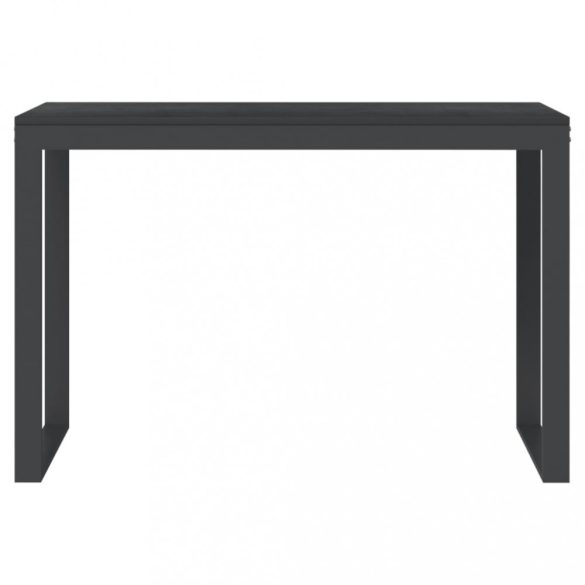 fekete forgácslap számítógépasztal 110 x 60 x 73 cm