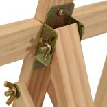 tömör fenyőfa festőállvány 53,5x95x127 cm