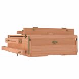 tömör bükkfa festőállvány 81 x 121 x 173 cm