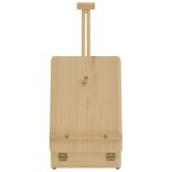 tömör fenyőfa asztali festőállvány 27 x 43 x 68 cm