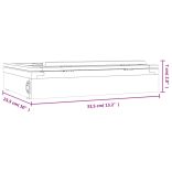 tömör fenyőfa asztali festőállvány fiókkal 33,5 x 25,5 x 7 cm