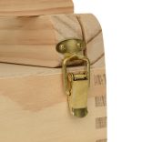 tömör fenyőfa asztali festőállvány fiókkal 41,5 x 37 x 12 cm